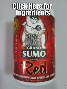 Grand Sumo Red Ingredients and Guaranteed Content Analysis